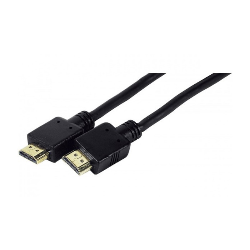 Câble HDMI Ultra flexible avec Ethernet, noir- 1.8 m